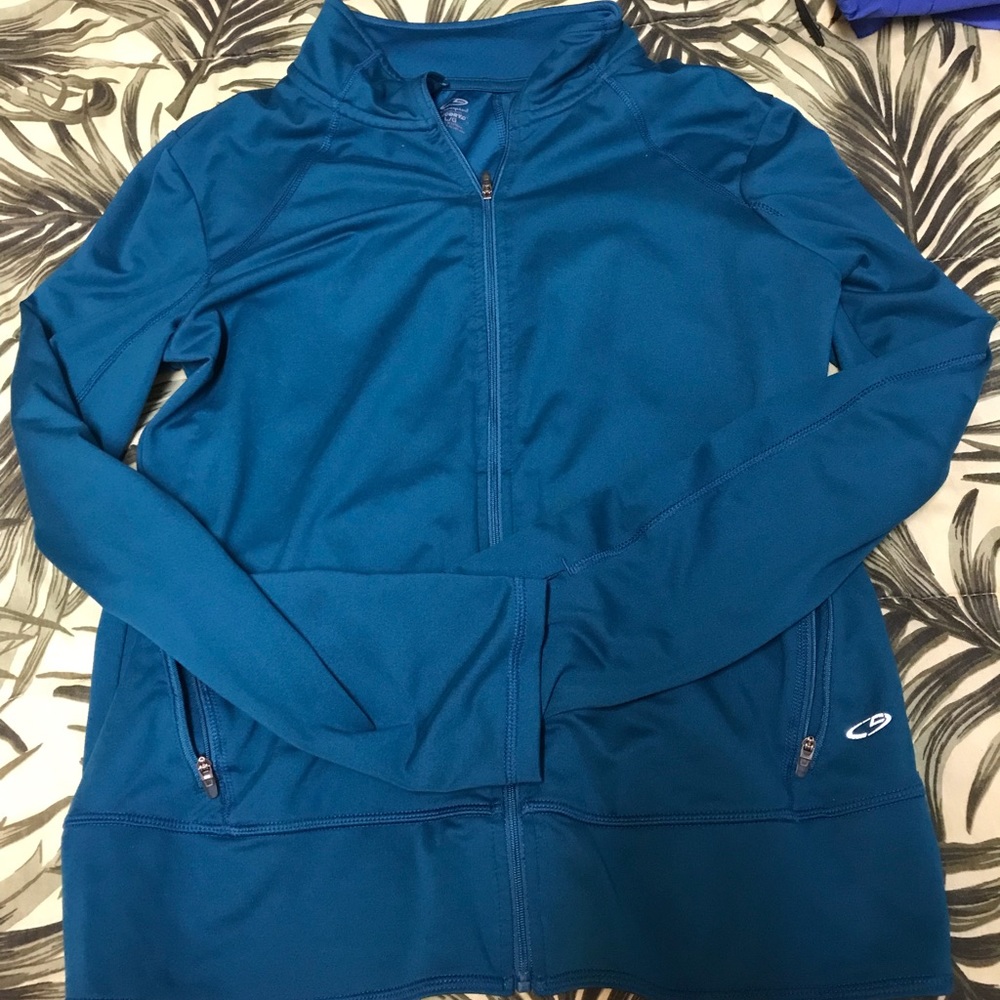 CHAMPION TEAL WORKOUT JACKET